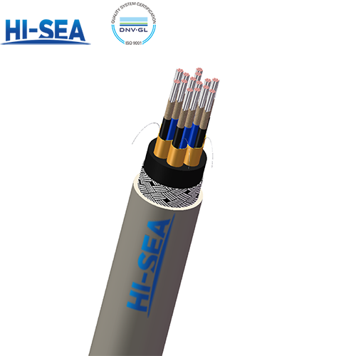 S103 BFOU(i) Low Smoke Halogen Free Fire Resistant Offshore Communication Cable 250V